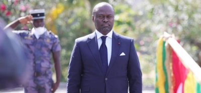 L'ambassadeur représentant permanent de la Côte d'Ivoire à l’ONU, Tiemoko Moriko