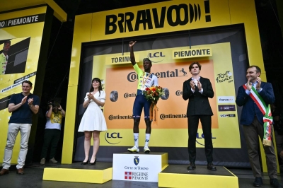 Le champion Biniam Girmay