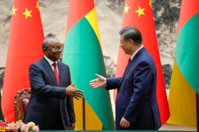 Xi Jinping recevant Umaro Sissoco Embaló