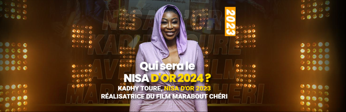 Avec son film « Marabout Chéri », Khady Touré a remporté le prix Nisa d'Or 2023 à la Nuit Ivoirienne du Septième Art et de l'Audiovisuel (Nisa)
