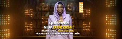 Avec son film « Marabout Chéri », Khady Touré a remporté le prix Nisa d'Or 2023 à la Nuit Ivoirienne du Septième Art et de l'Audiovisuel (Nisa)