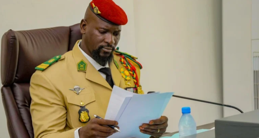 Le président du Conseil National de la Transition (CNT), Dansa Kourouma