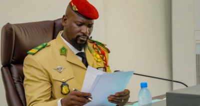 Le président du Conseil National de la Transition (CNT), Dansa Kourouma