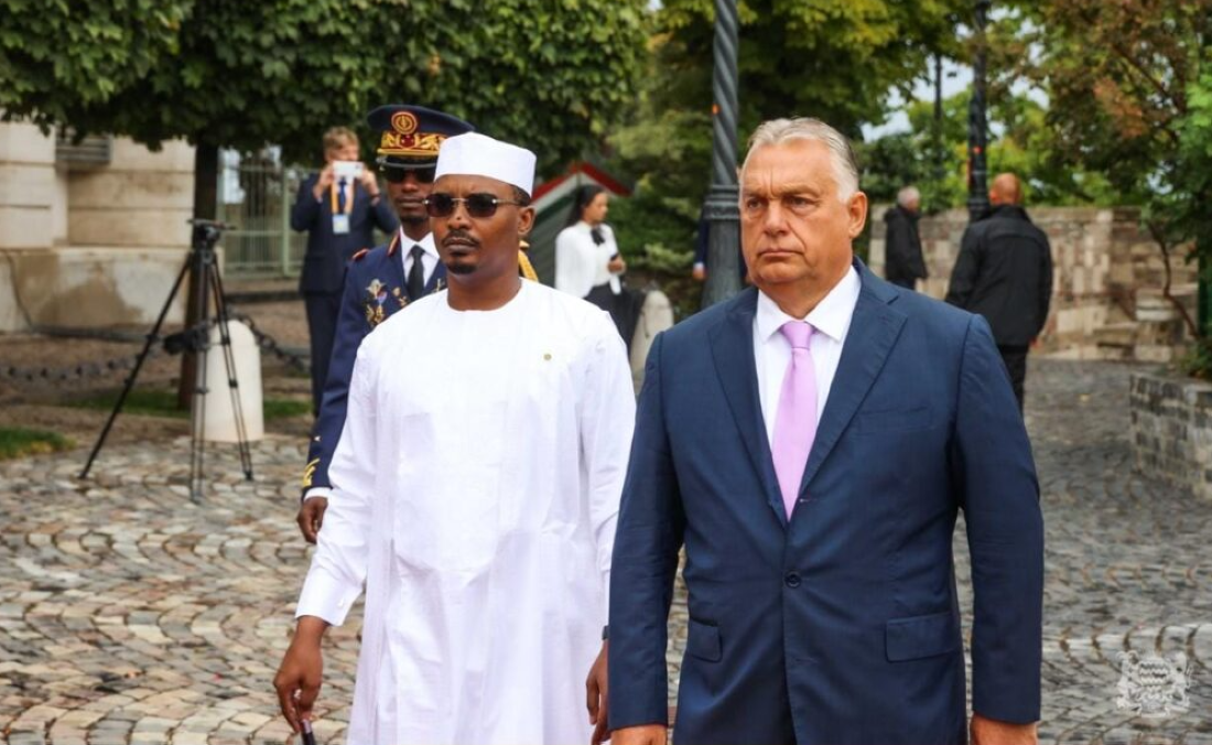 Le Président de la République du Tchad, Mahamat Idriss Déby Itno et le Premier ministre Viktor Orbán