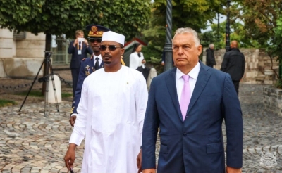Le Président de la République du Tchad, Mahamat Idriss Déby Itno et le Premier ministre Viktor Orbán