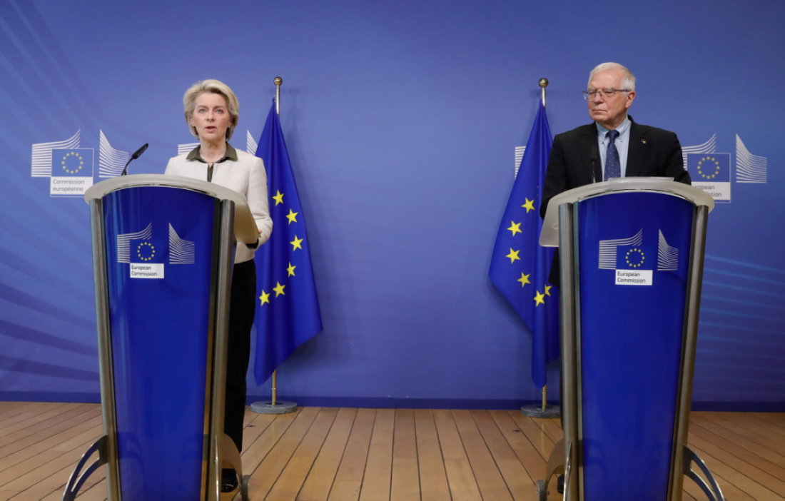 Ursula Von der Leyen et Josep Borrell