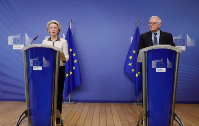 Ursula Von der Leyen et Josep Borrell