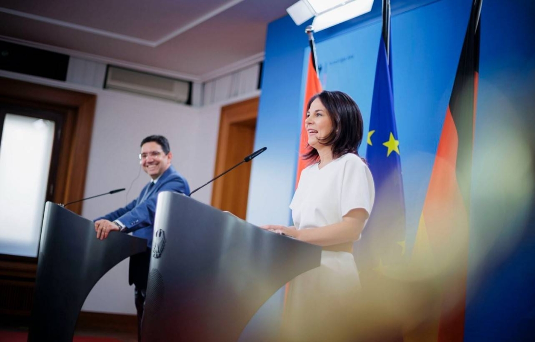 Nasser Bourita et la ministre des Affaires Etrangères d’Allemagne, Annalena Baerbock