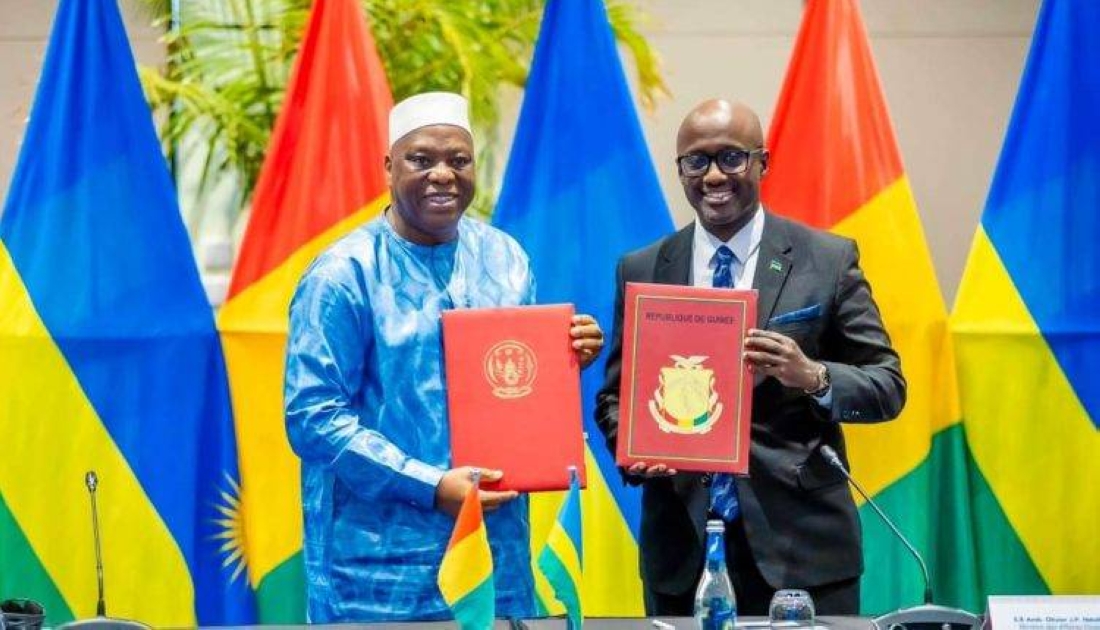 Le chef de la diplomatie guinéenne et son homologue rwandais