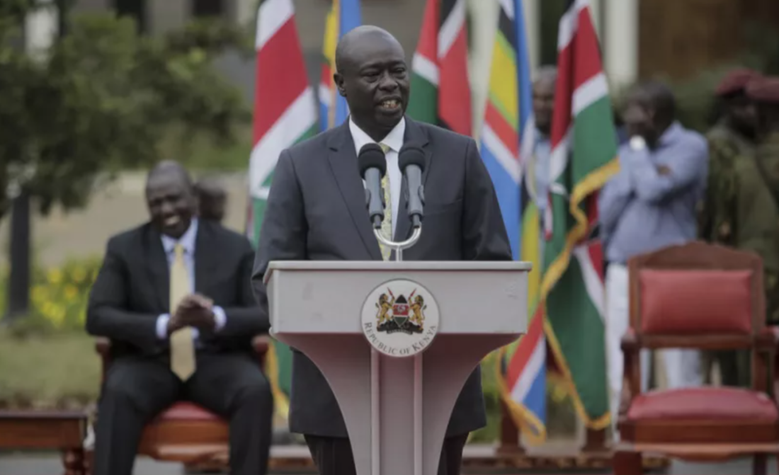  Le vice-président kényan Rigathi Gachagua