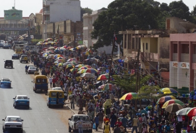 La ville de Bissau en Guinée-Bissau 