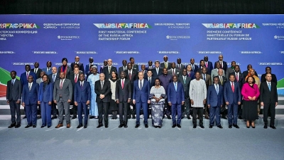 Photo de famille prise à Sotchi