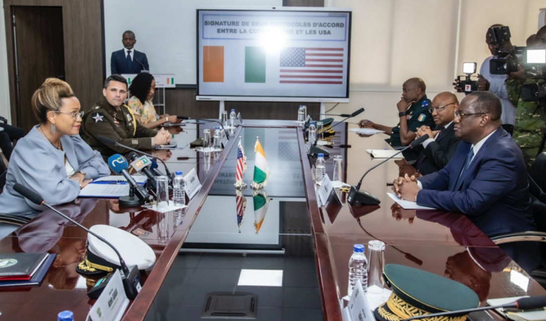 Réunion de coopération militaire entre la Côte d'ivoire et les Etats-Unis