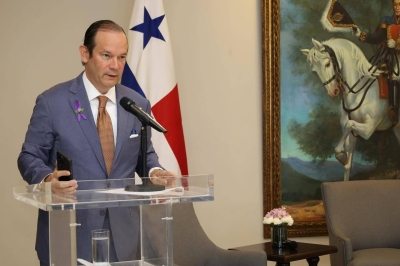 Le ministre des Affaires étrangères du Panama, Javier Martinez Acha
