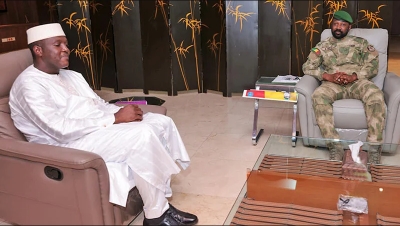 Le président de transition Assimi Goîta et Abdoulaye-Maiga-Premier-ministre du Mali