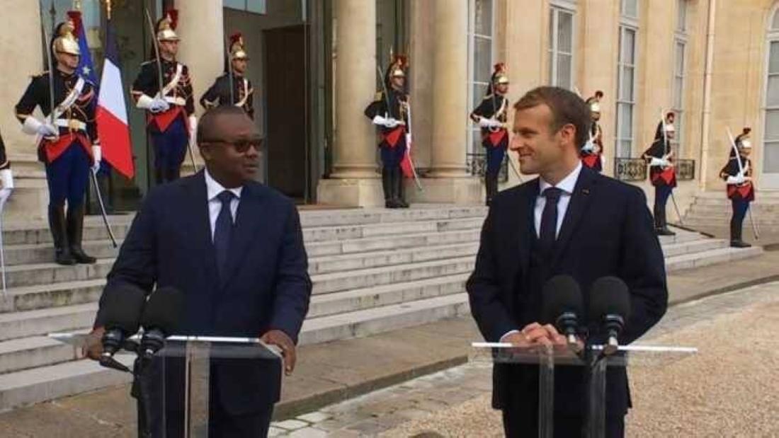 Visite du président de Guinée-Bissau Umaro Sissoco Embaló en visite officielle en février 2024