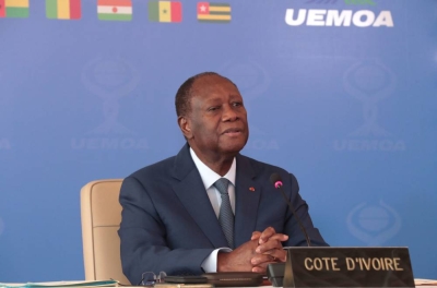 Alassane Ouattara, président par intérim de l'Uemoa