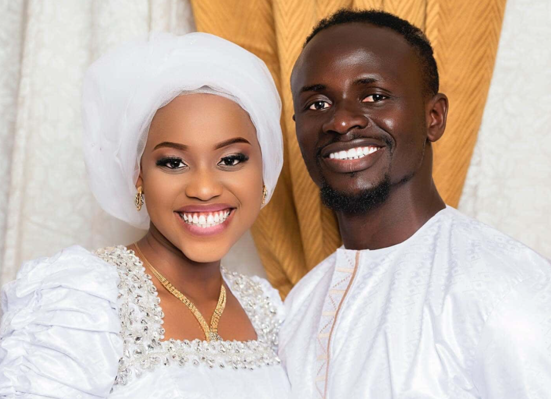 L’international sénégalais Sadio Mané et son épouse Aisha