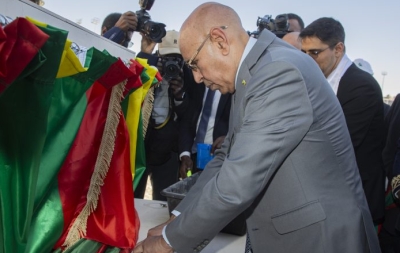 Le président mauritanien Mohamed Ould Cheikh El Ghazouani