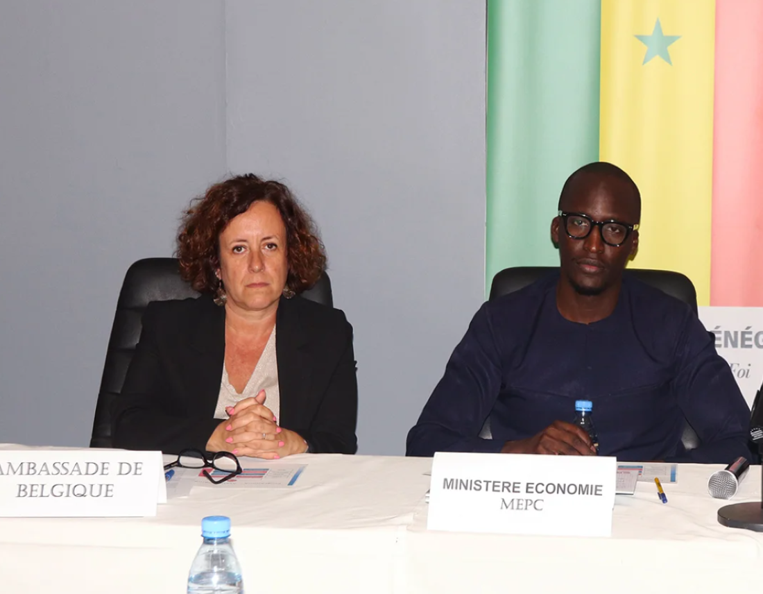 La cheffe de mission adjointe et cheffe de la coopération à l’ambassade de Belgique au Sénégal, Hannelore Delcour,