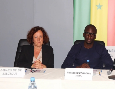 La cheffe de mission adjointe et cheffe de la coopération à l’ambassade de Belgique au Sénégal, Hannelore Delcour,