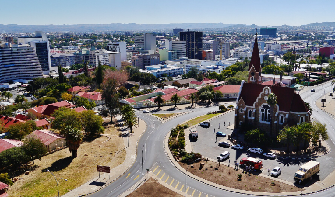 Windhoek, capitale de la Namibie