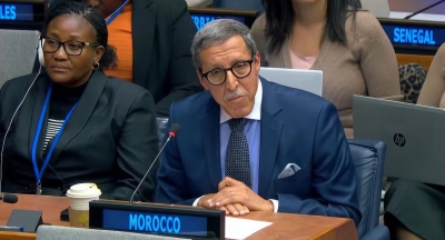 L’Ambassadeur représentant permanent du Maroc auprès de l’ONU, Omar Hilale,