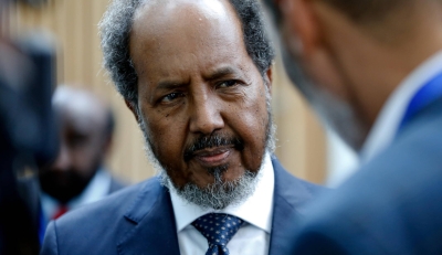 Le président somalien, Hassan Cheikh Mohamoud, 