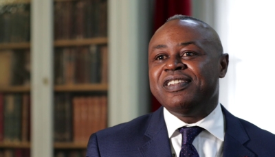 Leon Juste Ibonbo, ministre des Postes, des Télécommunications et de l’Économie numérique de la République du Congo.