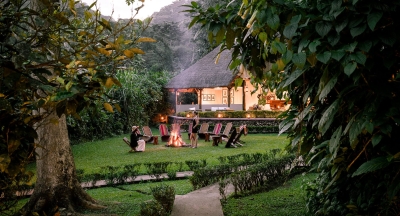 Le Gorilla Forest Lodge est situé haut dans la forêt  de Bwindi 