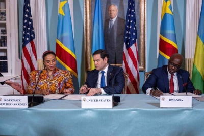 Cérémonie de signature de l'accord RDC-Rwanda