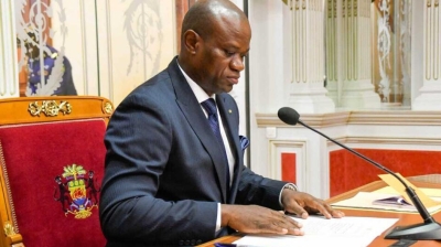 Le président gabonais Brice Oligui Nguema