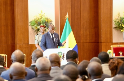 Le chef de l’État gabonais Brice Clotaire Oligui Nguema