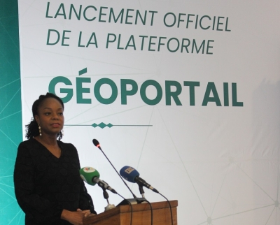 Cina Lawson, ministre togolaise de l’Economie numérique et de la transformation digitale 
