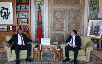 Le ministre des Affaires étrangères, de la Coopération africaine et des Marocains résidant à l’étranger, Nasser Bourita et son homologue burundais, Albert Shingiro, lors de la 1ère session de la Commission Mixte de Coopération entre le Royaume du Maroc et la République du Burundi.