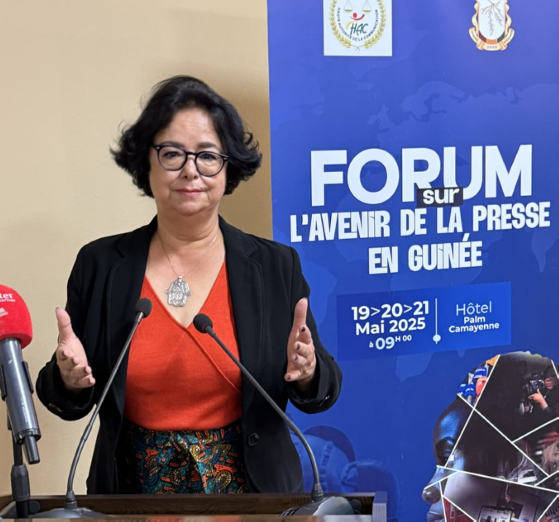 Latifa Akharbach, présidente de la HACA.
