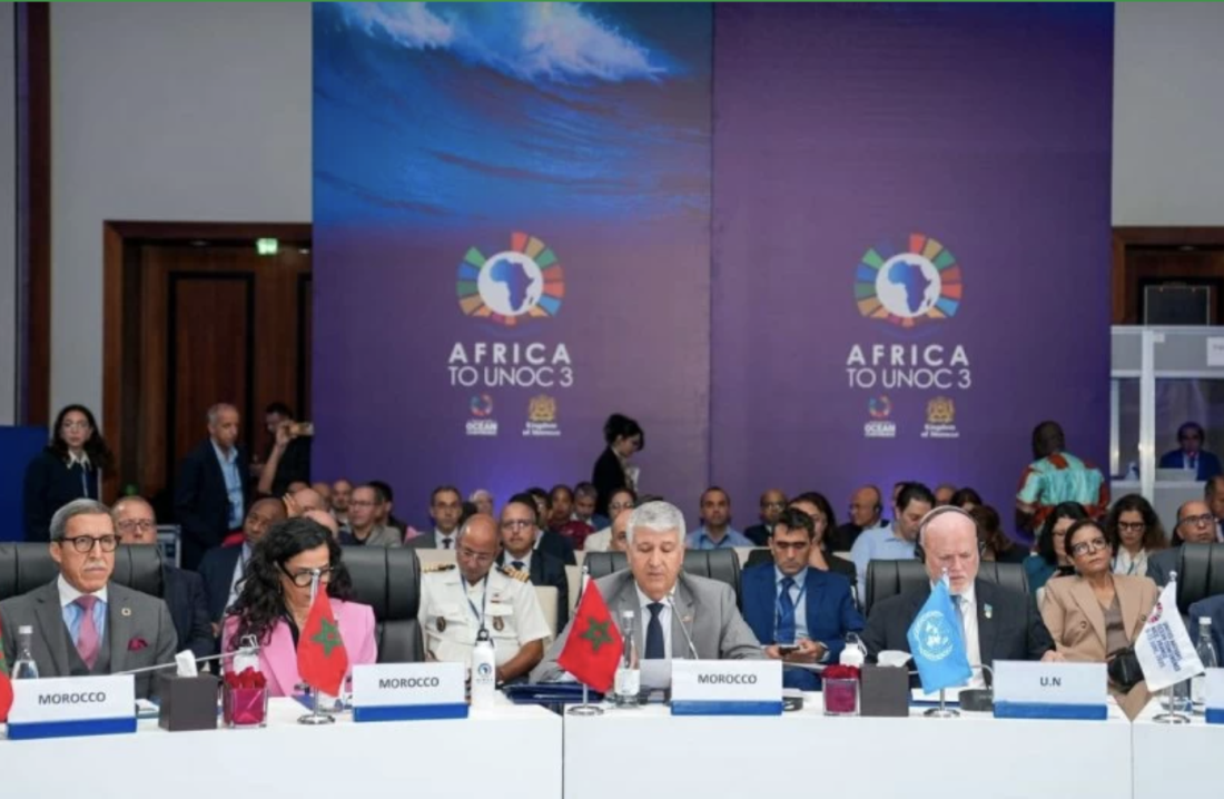 Une vue de la réunion préparatoire au Sommet de l'Afrique à l'UNOC3