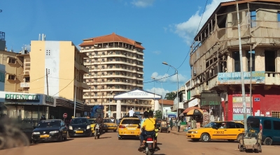 Bangui, capitale et la plus grande ville de la République centrafricaine.