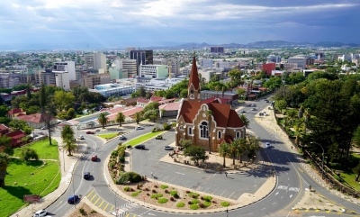 Windhoek, capitale de la république de Namibie 