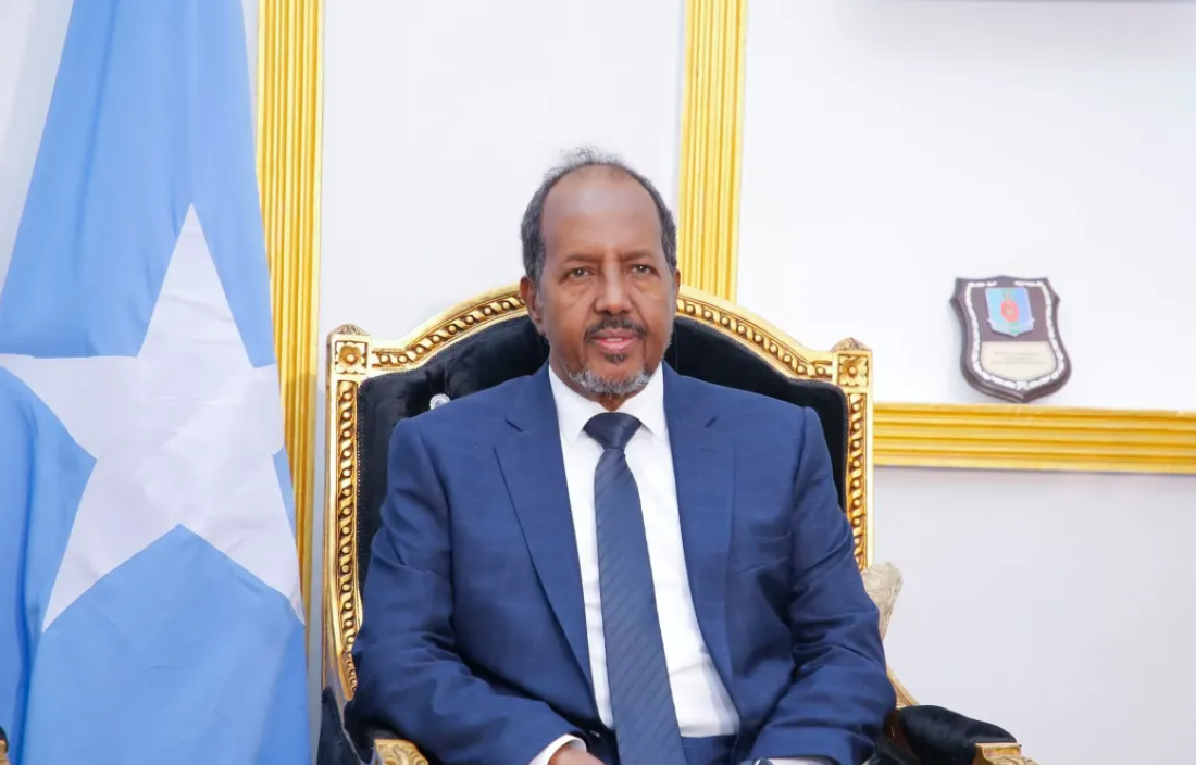 Le président somalien, Hassan Cheikh Mohamoud,