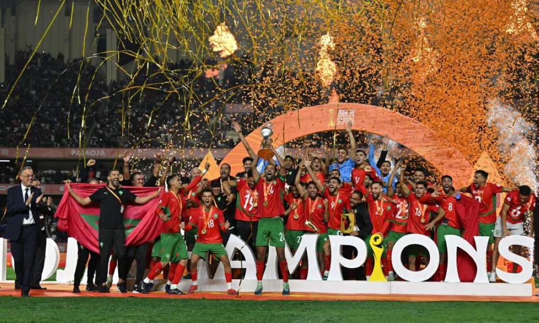 Les champions fêtent leur grand sacre