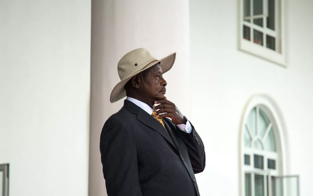 Le président ougandais  Yoweri Museveni 