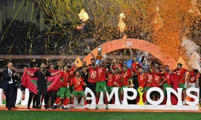 Les champions fêtent leur grand sacre