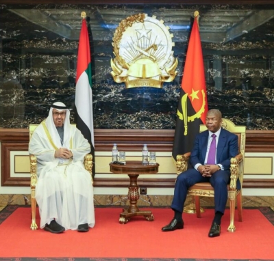 Le président des Émirats arabes unis, Cheikh Mohammed Bin Zayed Al Nahyan, en visite d’État en Angola à l’invitation de son homologue João Manuel Gonçalves Lourenço.
