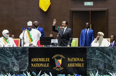 Le président camerounais Paul Biya a prêté serment jeudi 6 novembre à l'Assemblée nationale du pays