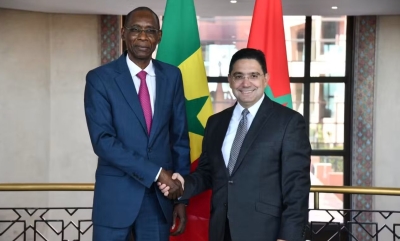 Le ministre marocain des Affaires étrangères, de la Coopération africaine et des Marocains résidant à l’étranger, Nasser Bourita et son homologue sénégalais, Cheikh Niang