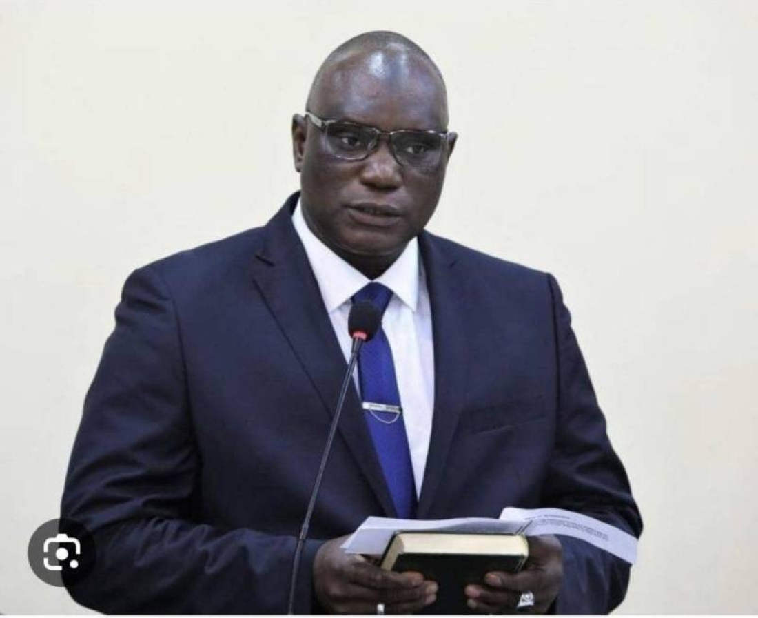 Sering Modou Njie, ministre gambien des affaires étrangères.