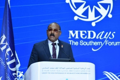 Gaston Browne, premier ministre d’Antigua-et-Barbuda.