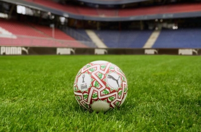 Le ballon de la CAN Maroc 2025 "ITRI" 