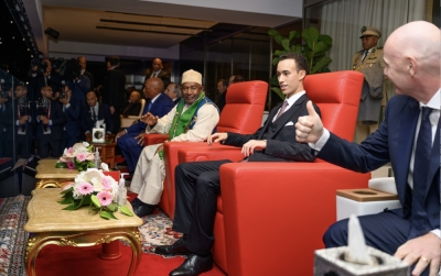 SAR le Prince Héritier Moulay El Hassan présidant la cérémonie d'ouverture de la CAN
